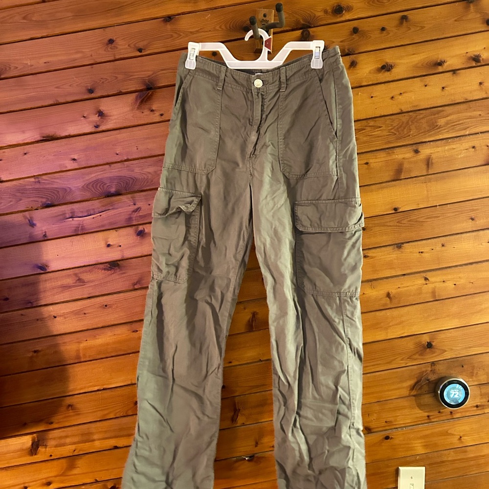 Zara women’s Casual Cargo Pants - Gray
